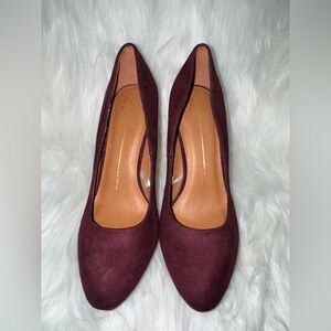 XOXO Maroon Heels Classic Pumps